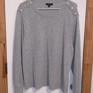 J. Crew gray sweater